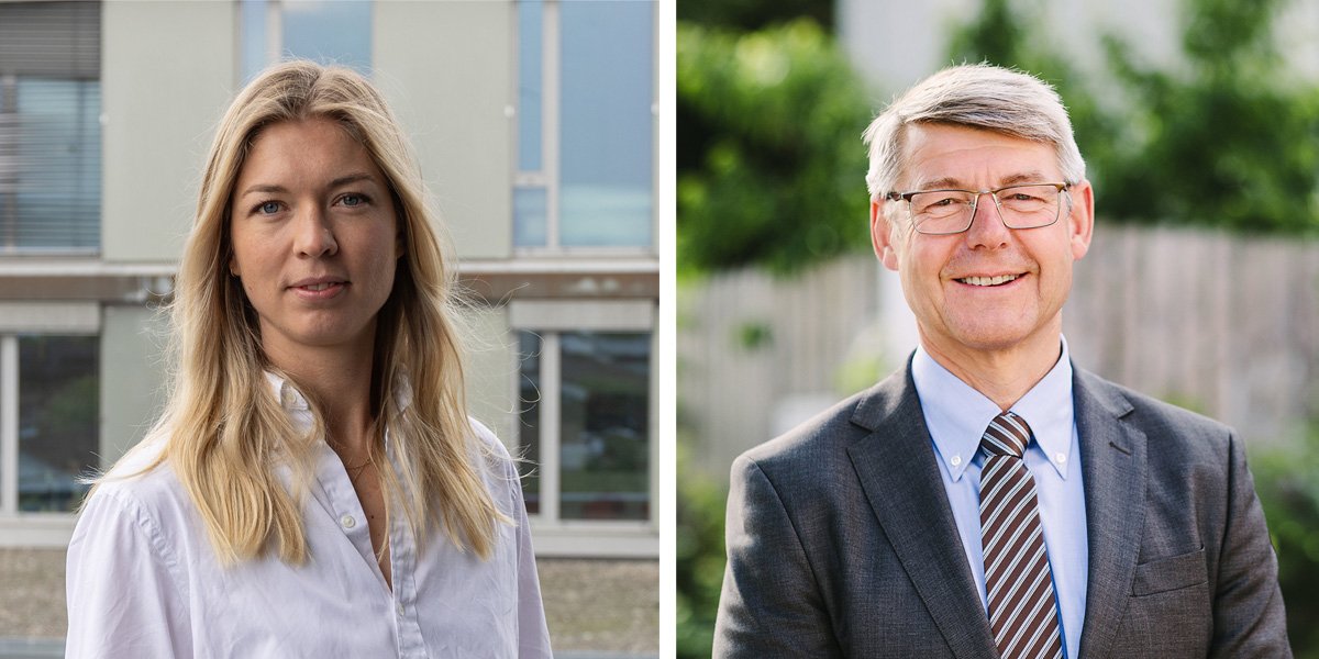 Portrettbilder av Gyda og Morten