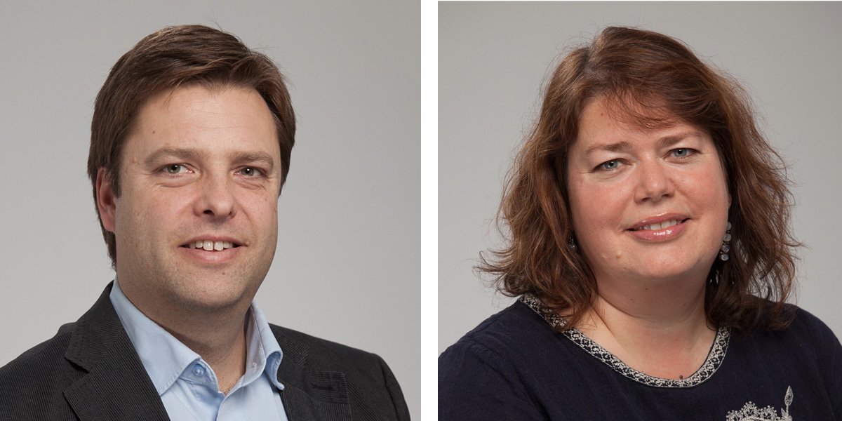 To profilbilder ved siden av hverandre