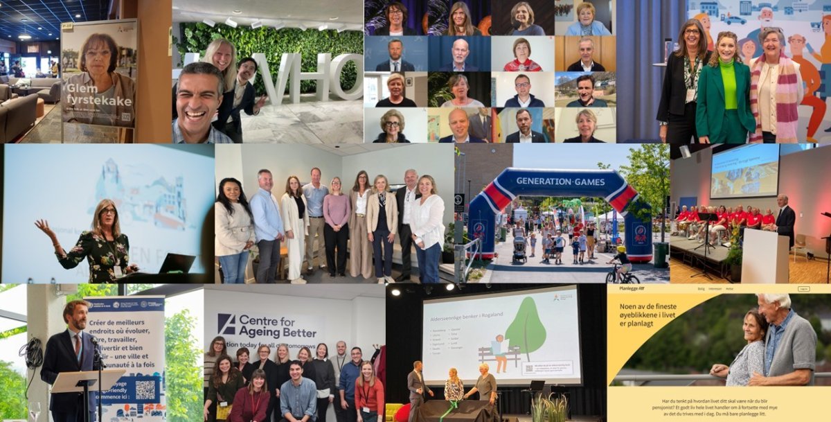 En kollasj av bilder