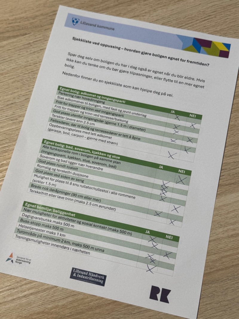 Sjekkliste for håndverkere – hvordan gjøre boligen egnet for fremtiden