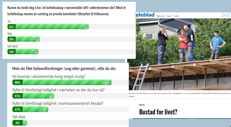 Informasjon gjennom lokalavis og innbyggerapp