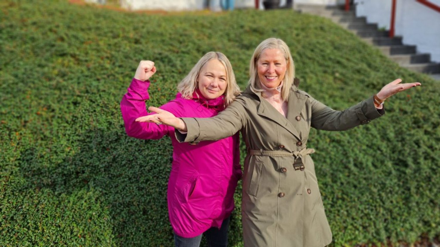 <em>Nina Myklebust og Anne Berit Rafoss i Senteret for et aldersvennlig Norge ser frem til å arrangere Generasjonslekene sammen med frivilligheten i 2022. </em>