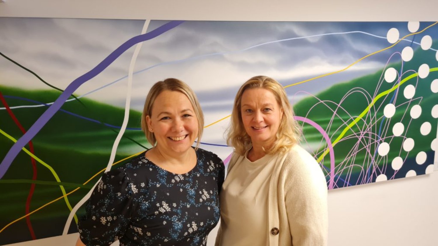 F.v. Nina Myklebust, Senteret for et aldersvennlig Norge og Line Gaare Paulsen, IKT-Norge.
