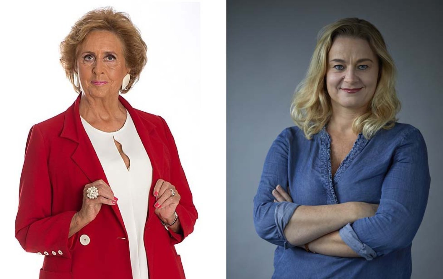 Trude Drevland, leder i Rådet for et aldersvennlig Norge og Line Gaare Paulsen, direktør for kompetanse og utdanning i IKT Norge og medlem i Rådet for et Aldersvennlig Norge, berømmer den avtroppende regjeringen. Foto: Silje Robinson og Veslemy Vraskar.