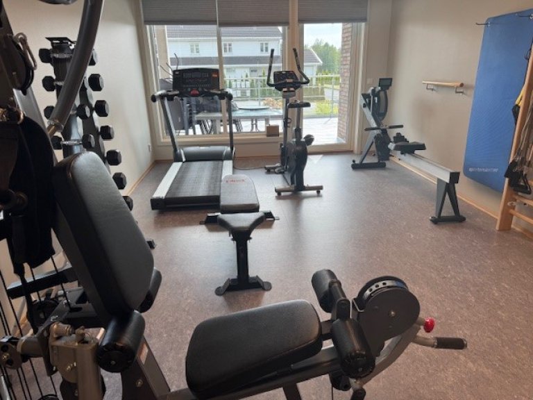 rom med ulike trimapparat