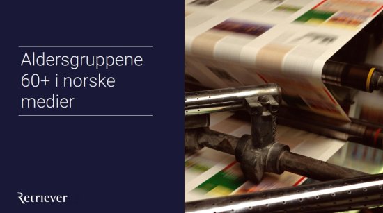 Forsidebilde med tekst og foto av en avispresse